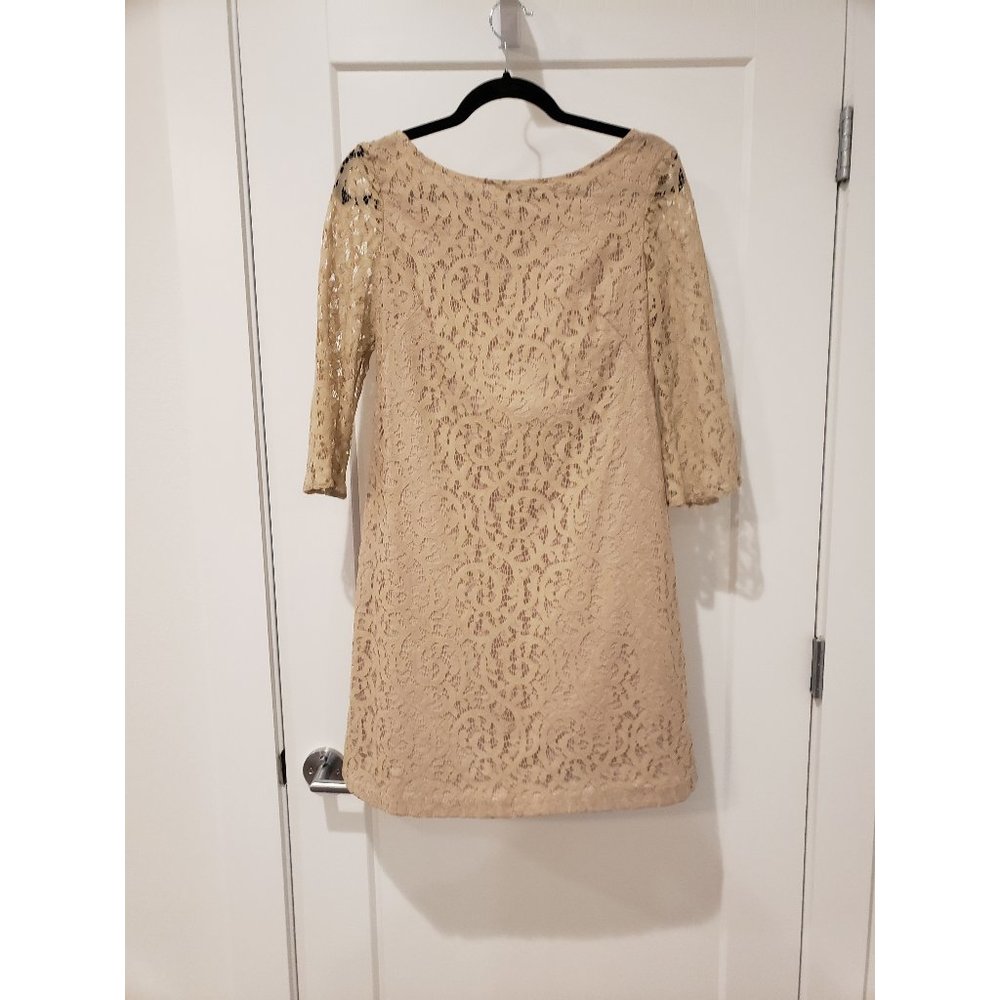 Nine West - Nude Lace Dress - Size 8